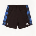 Pantaloncini sportivi Adidas Climalite da uomo, poliestere geometrico nero medio
