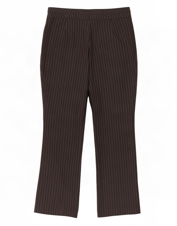 Pantaloni casual da donna Marks & Spencer UK 16 Large W34 L29 a righe nere