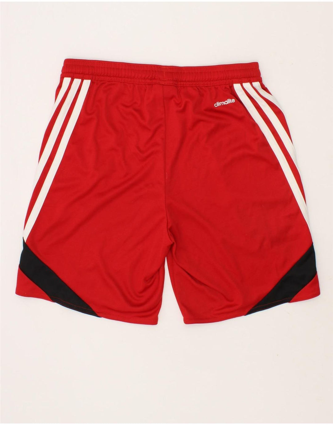 ADIDAS Boys Sport Shorts 9-10 Years Medium Red Polyester Vintage Adidas and Second-Hand Adidas from Messina Hembry 
