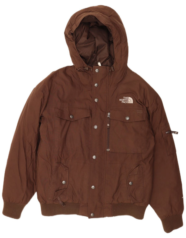 Giacca a vento con cappuccio da uomo The North Face UK 38 Nylon marrone medio