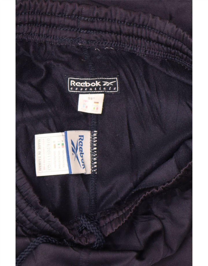 Pantaloni della tuta da ragazzo Reebok 13-14 anni in poliestere blu navy