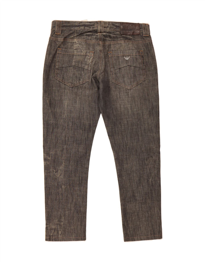 ARMANI Mens Slim Jeans W30 L28 Grey Cotton Vintage Armani and Second-Hand Armani from Messina Hembry 