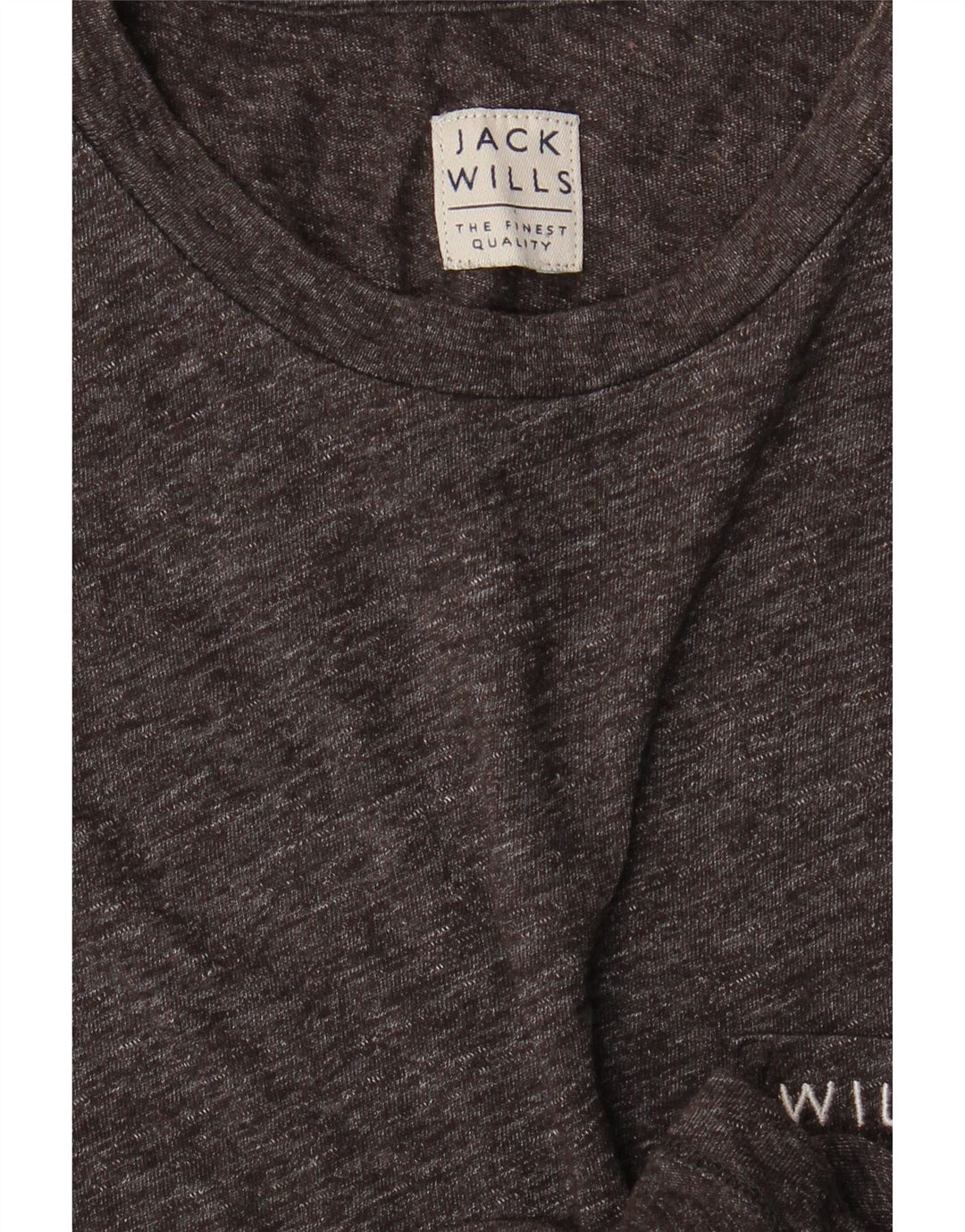 JACK WILLS T-shirt da uomo Top piccola grigia screziata