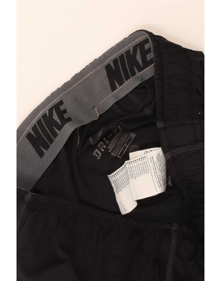 Pantaloncini sportivi Nike Dri Fit da uomo piccoli in poliestere nero