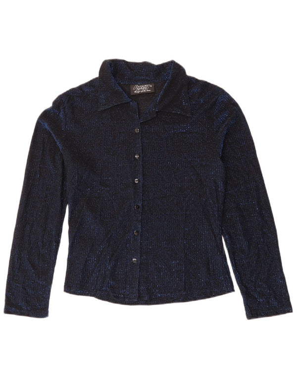 Camicetta da donna ORSAY UK 8 Small Elastan screziato blu navy