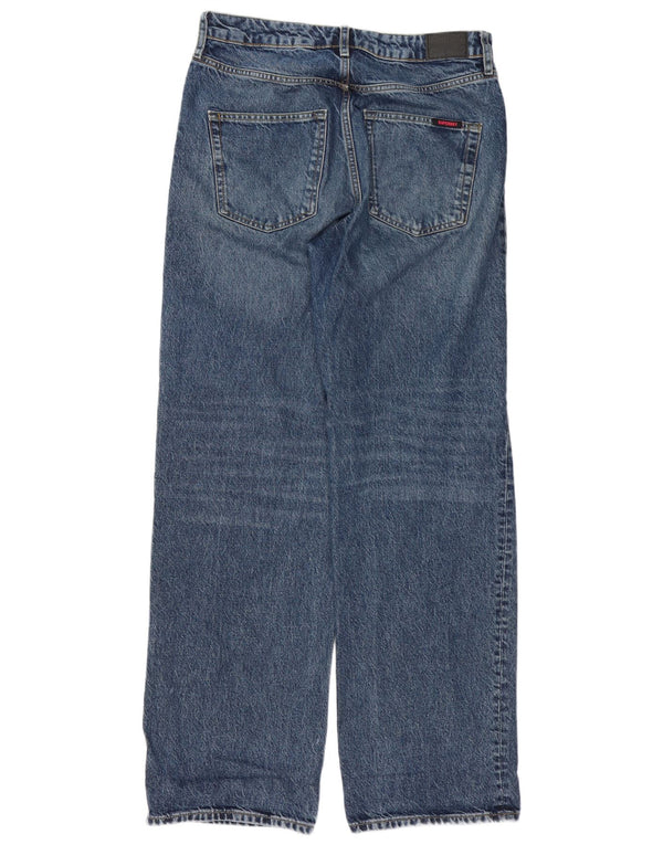 Jeans larghi da uomo Superdry W30 L32 cotone blu