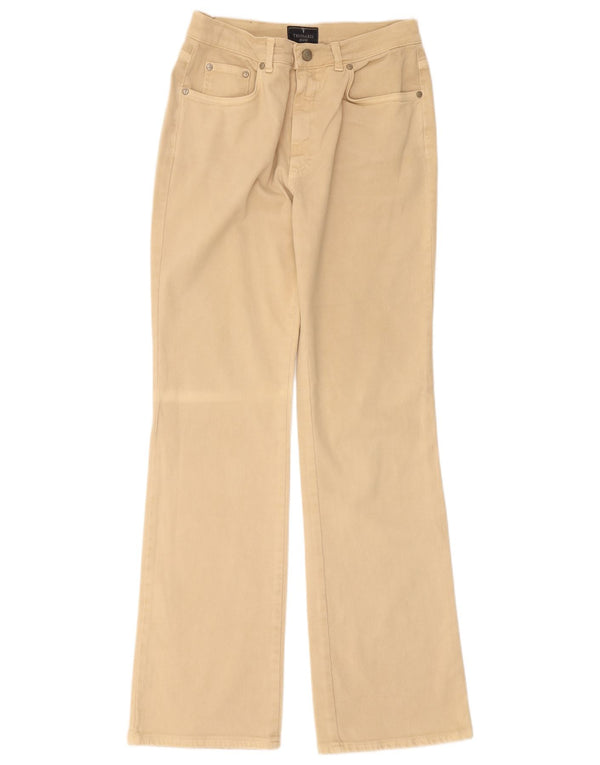 Pantaloni Casual Bootcut Uomo Trussardi W31 L32 Cotone Beige