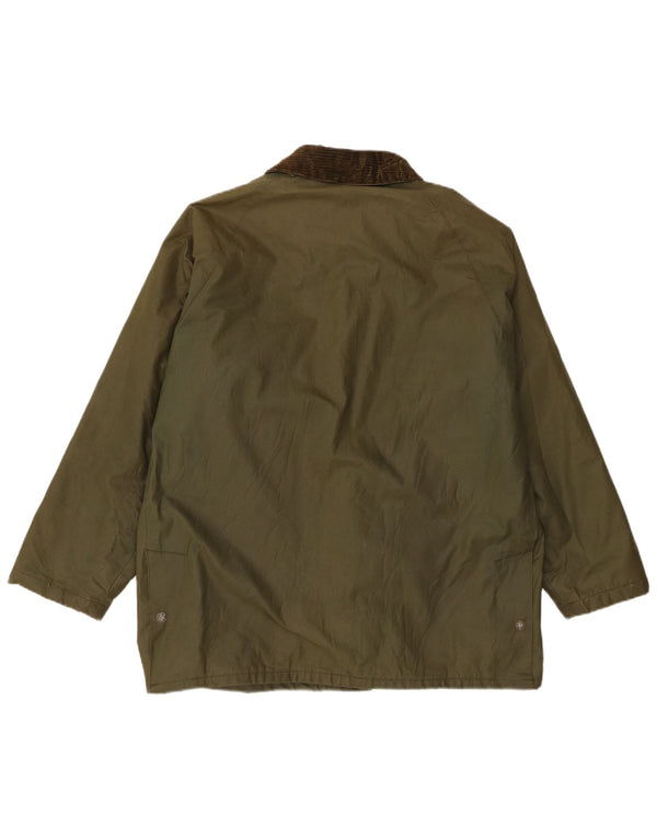 Giacca da uomo in cotone cerato Carrera UK 36 piccolo acrilico verde