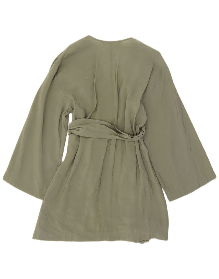 Abito a portafoglio da donna Zara UK 10 piccolo in modal kaki