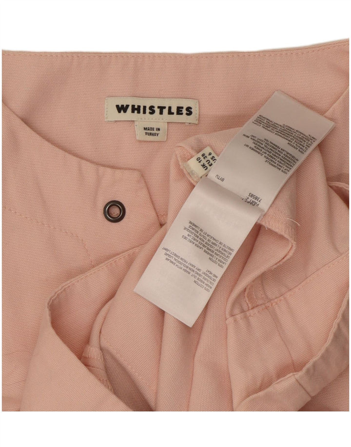 Abito a trapezio da donna Whistles UK 10 piccolo cotone rosa