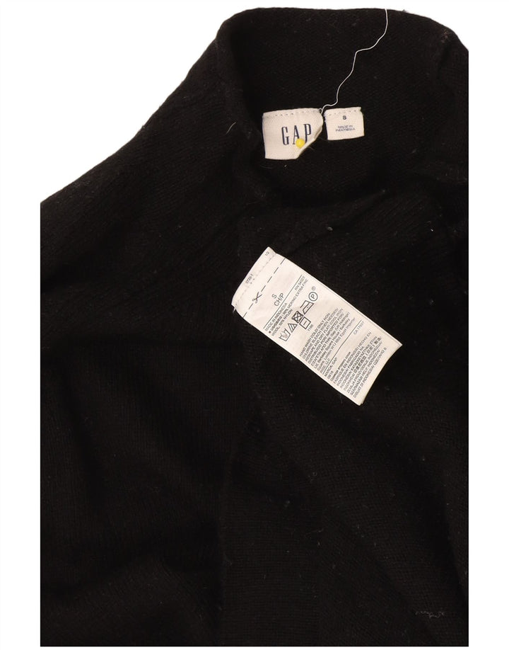 Gap Donna Maglione Dolcevita con Collo Alto UK 10 Piccolo Lana Merino Nera