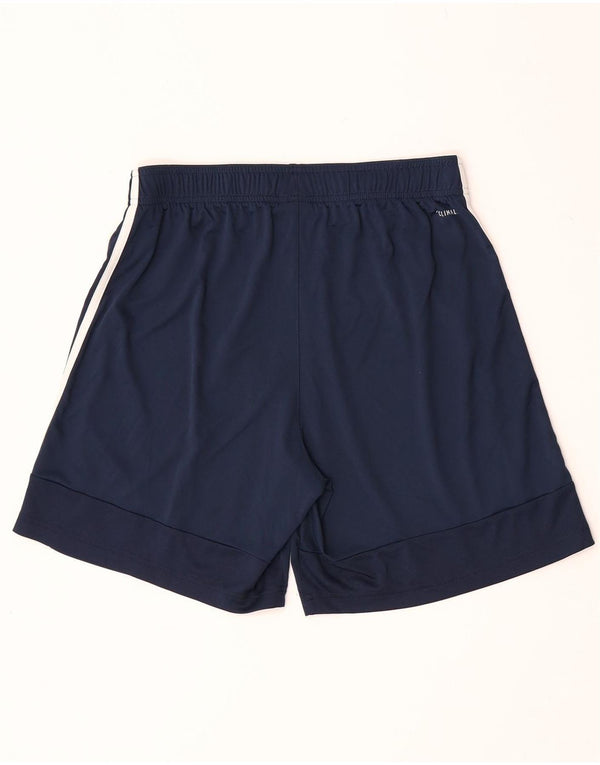 Pantaloncini sportivi Adidas Climalite da uomo grandi blu navy