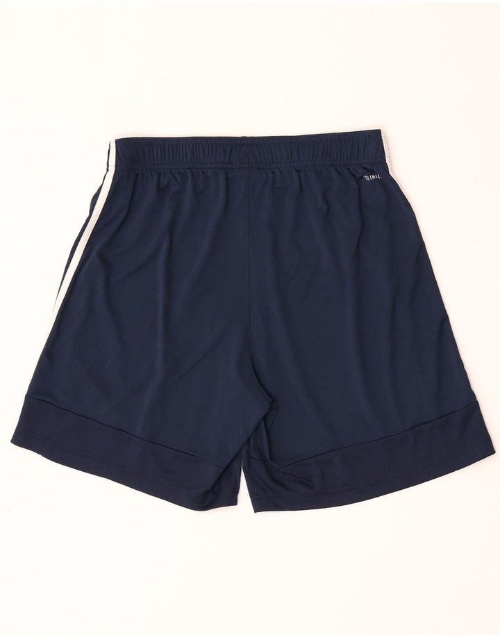 Pantaloncini sportivi Adidas Climalite da uomo grandi blu navy