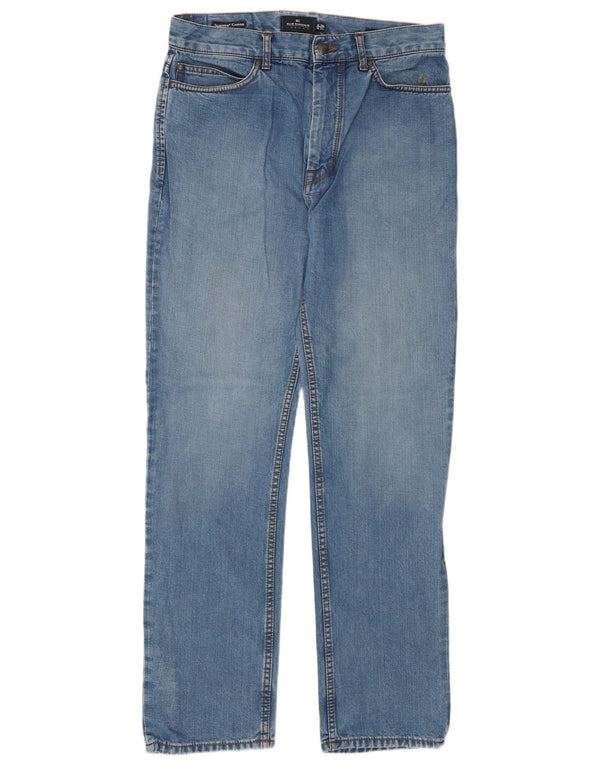 Jeans affusolati Marks & Spencer da uomo blu Harbour W32 L31 cotone blu