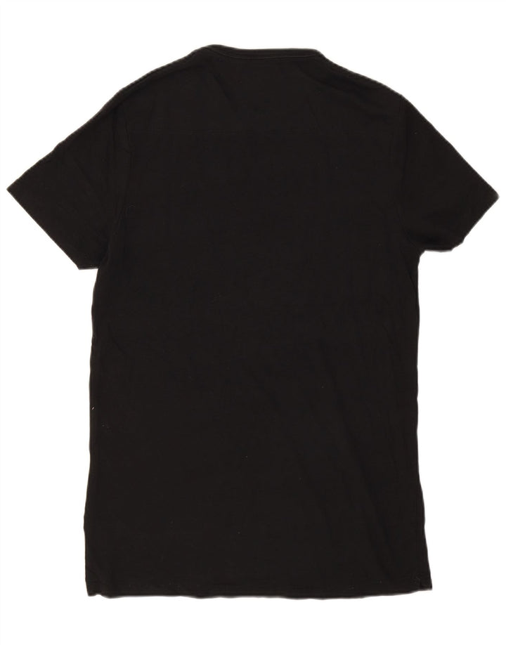 T-shirt da uomo French Connection Top in cotone nero medio