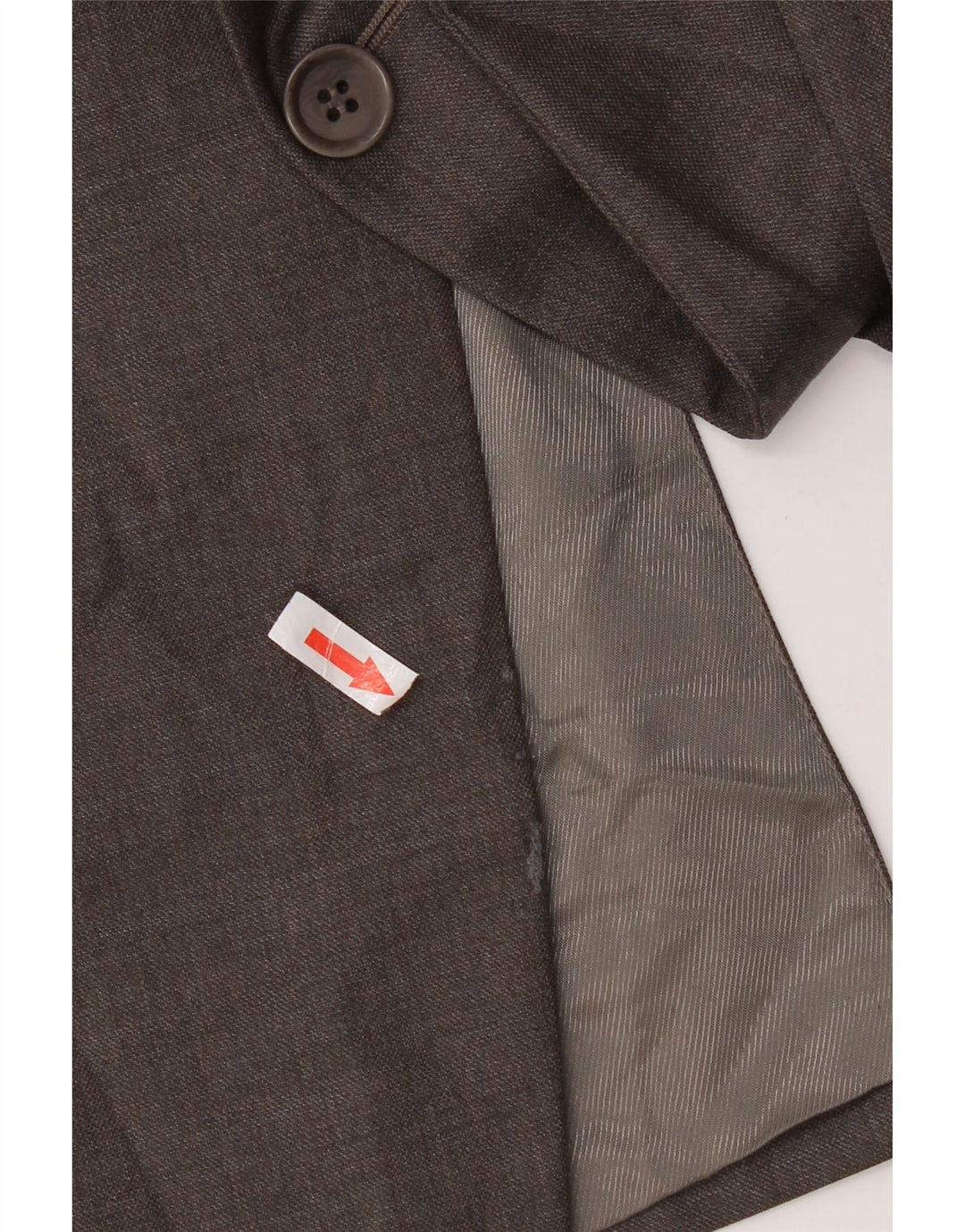 Giacca blazer a 3 bottoni da uomo Marks & Spencer UK 44 XL grigio lana vergine