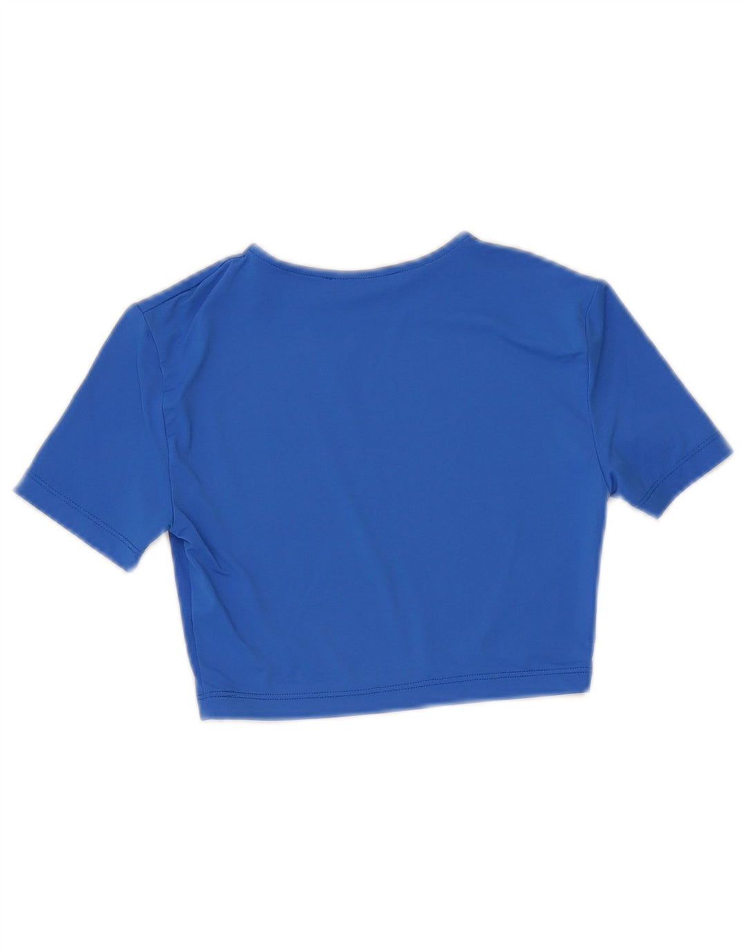 T-shirt corta da donna Zara UK 8 piccola blu