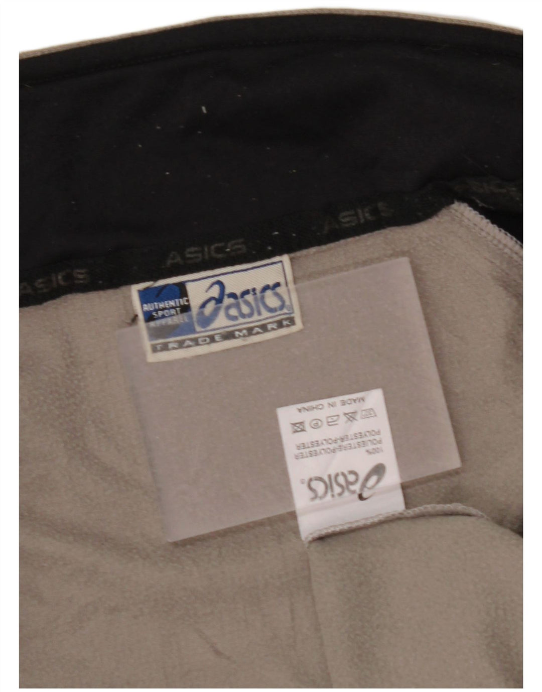 Giacca da ginnastica ASICS da uomo XL in poliestere color block grigio