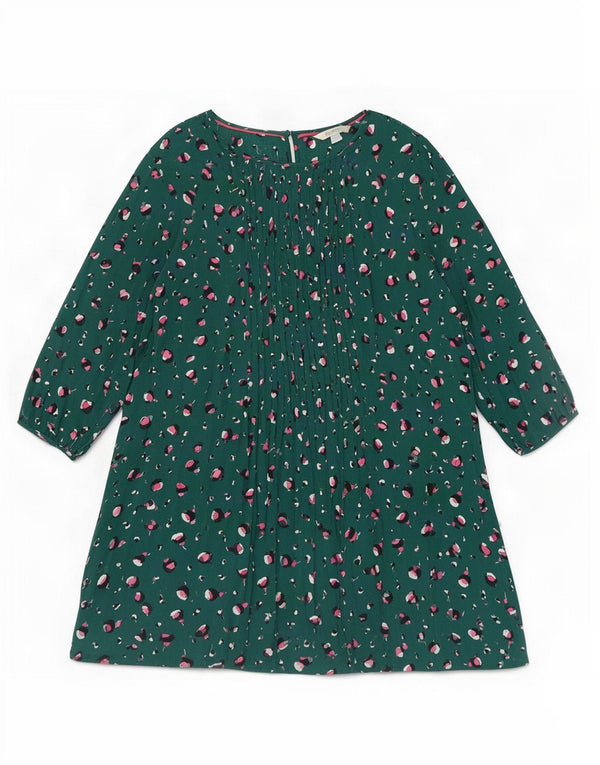 Abito a strati con maniche a 3/4 da donna Boden UK 16 Grande viscosa floreale verde