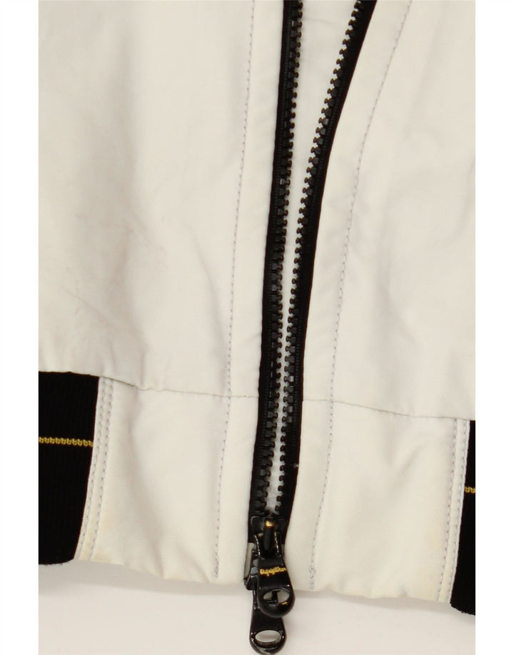 REFRIGIWEAR Giubbotto Bomber da Ragazzo 15-16 Anni XL Nylon Bianco
