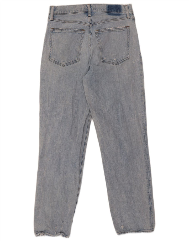 Jeans dritti da donna ABERCROMBIE & FITCH US 6 medi W28 L27 Blu