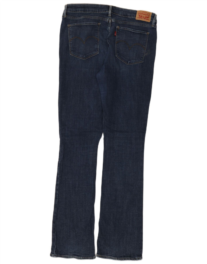 Jeans Levi's 715 Bootcut da donna W32 L32 in cotone blu navy