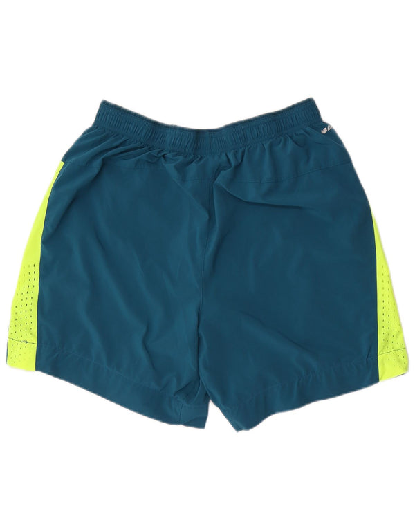Pantaloncini sportivi da uomo New Balance Large Blue Colourblock