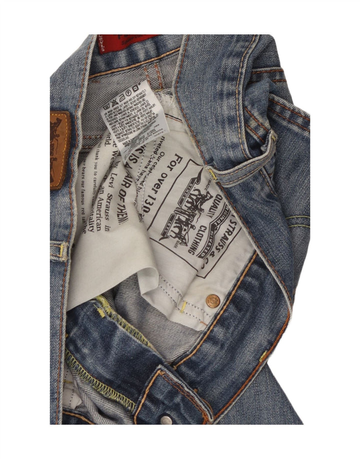 Jeans dritti da donna Levi's W31 L34 cotone blu