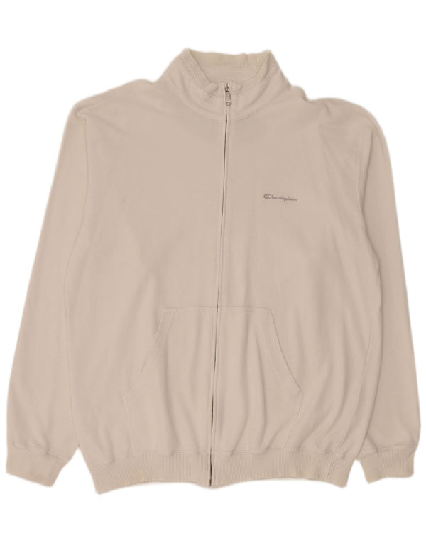 Giacca da tuta da uomo Champion 2XL cotone bianco