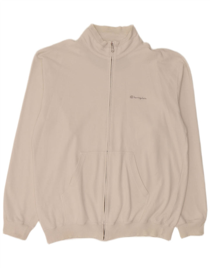Giacca da tuta da uomo Champion 2XL cotone bianco