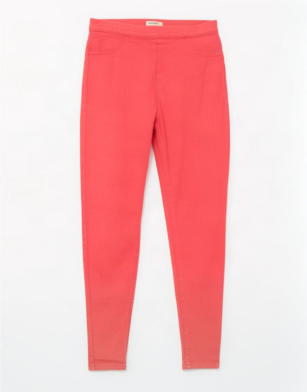 Jeans Jeggings da donna Marks & Spencer UK 14 Large W32 L28 Cotone rosso