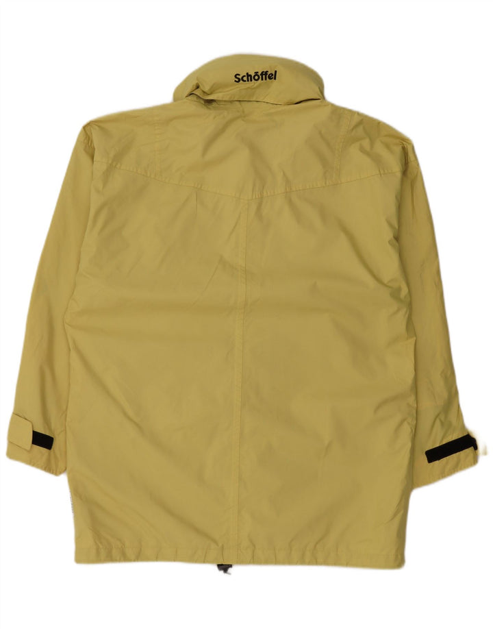 Schoffel Giacca antipioggia da uomo con vestibilità ampia con cappuccio UK 36 Small Poliestere giallo
