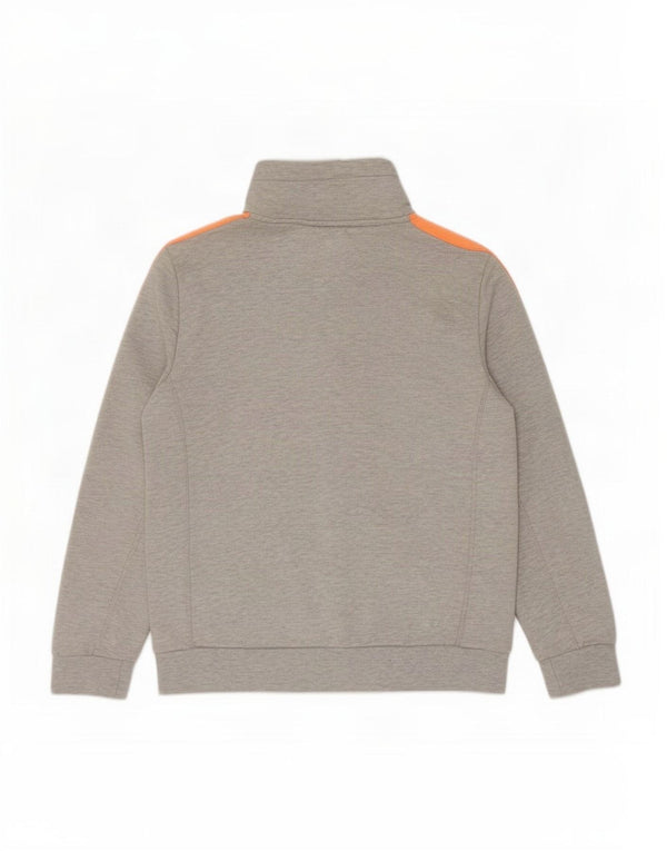 Giacca da ginnastica Adidas Climalite da donna UK 12/14 Grigio medio chiazzato