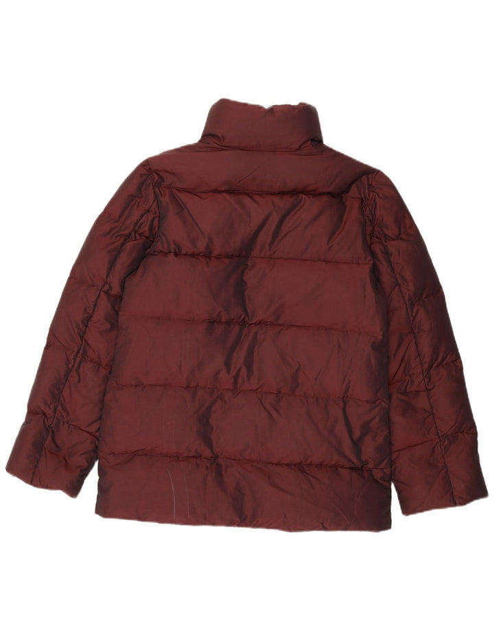 Giacca imbottita da donna Zara UK 14 Borgogna media