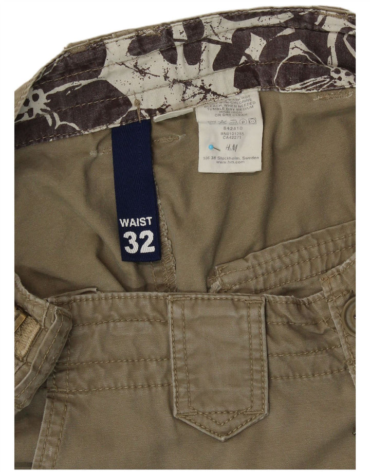 Pantaloncini cargo da uomo H&M W32 medio kaki