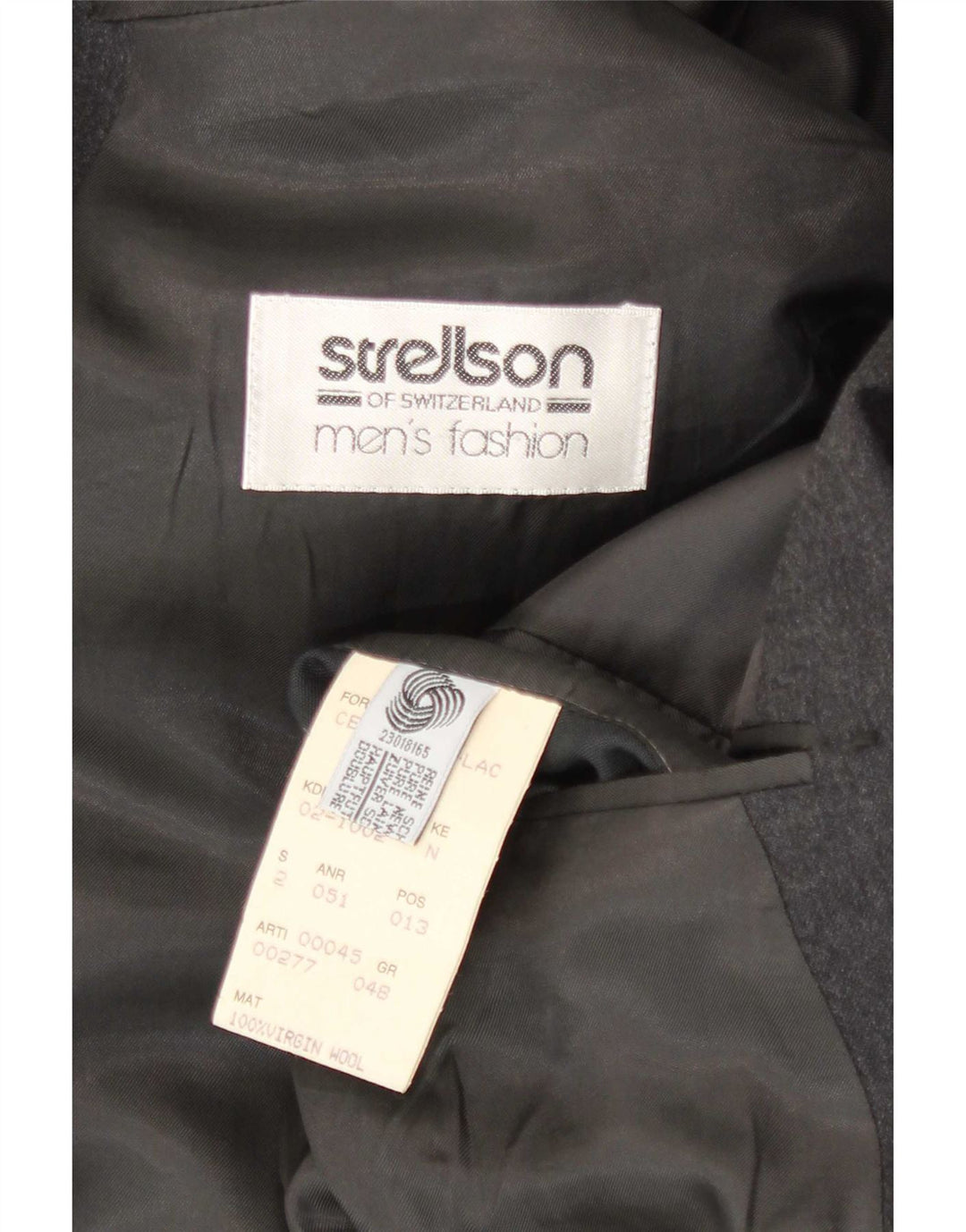 Giacca blazer doppiopetto da uomo Strellson IT 48 Lana grigio medio