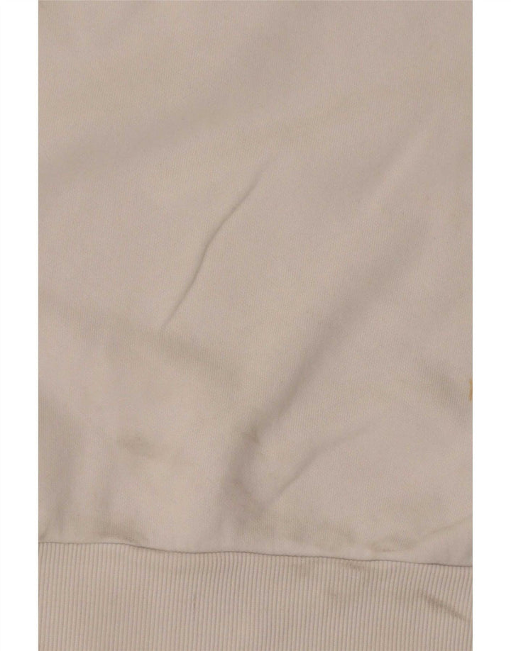 Felpa grafica da uomo Puma Maglione grande cotone bianco