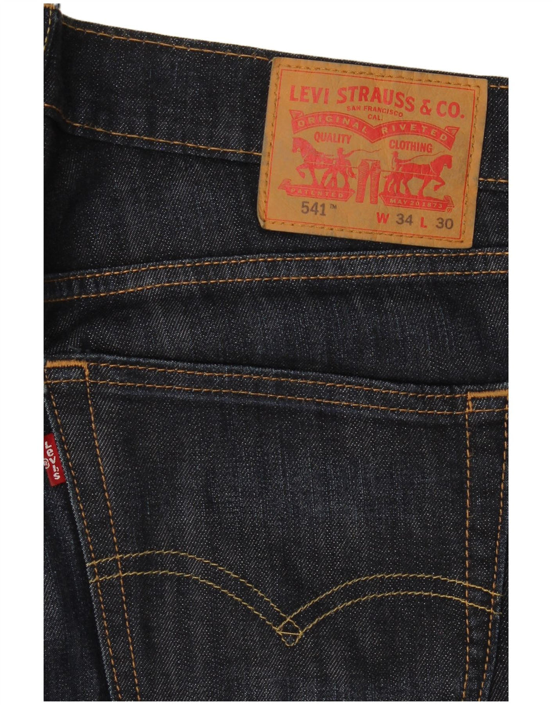 Levi's Uomo 541 Jeans dritti W34 L30 Cotone blu navy