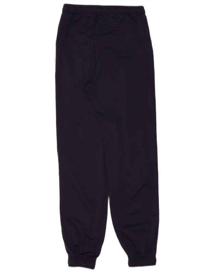 PUMA Mens Tracksuit Trousers Joggers Medium Navy Blue Polyester