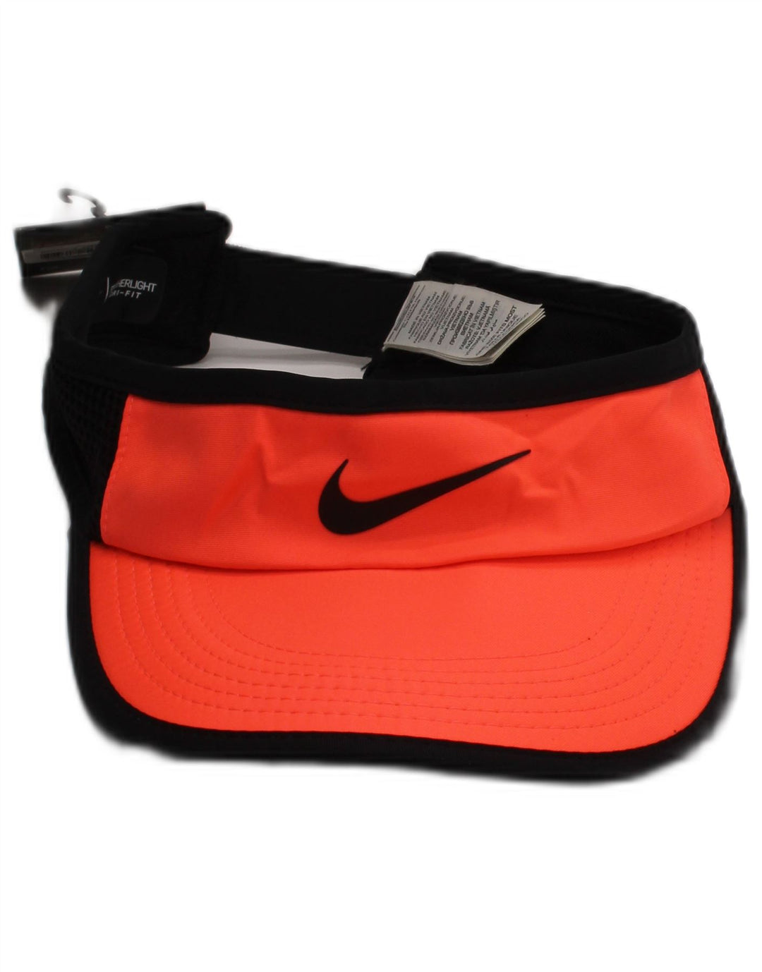 Cappellino con visiera NIKE Dri Fit da donna, taglia unica, arancione, in poliestere sportivo