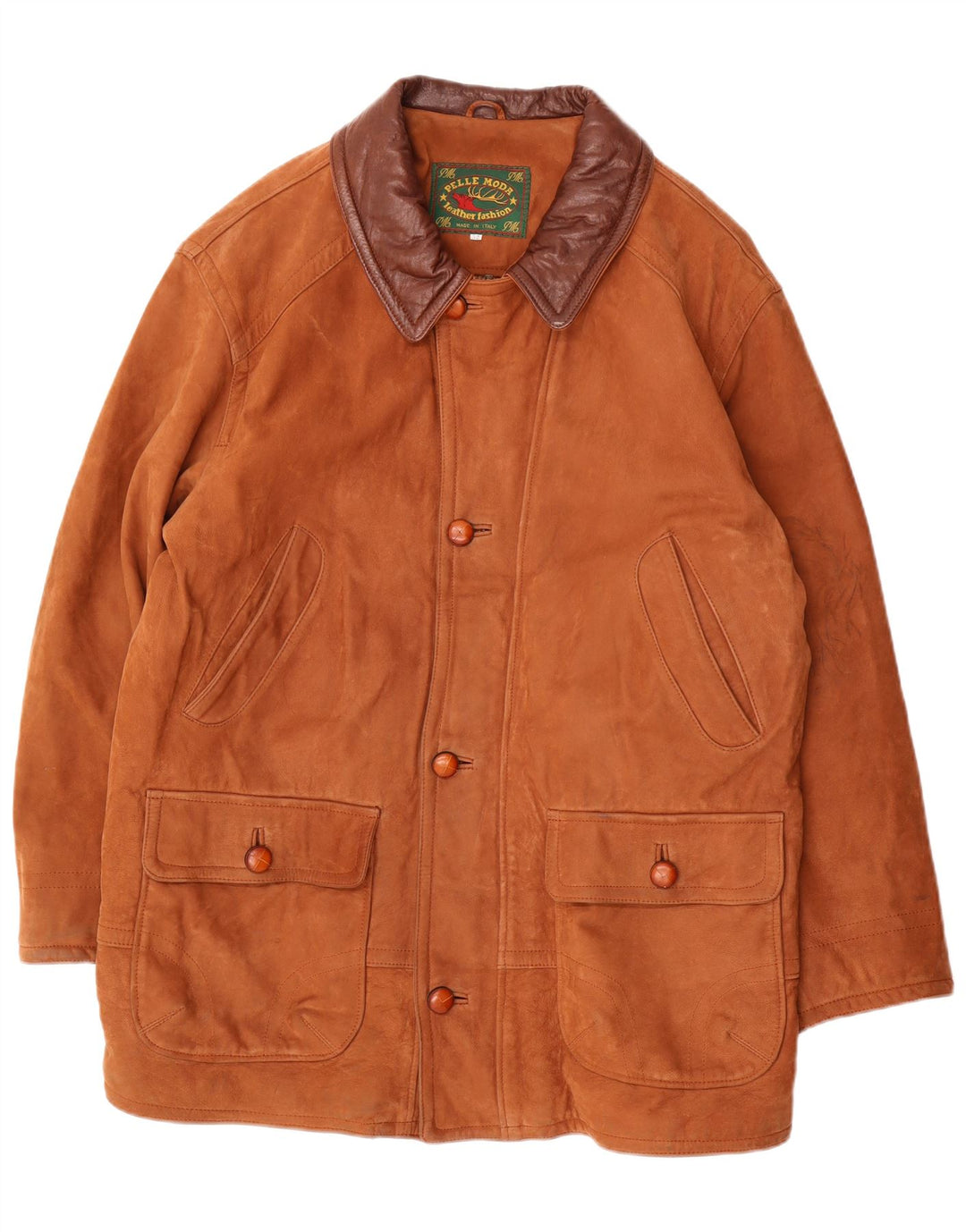 Giacca in pelle da uomo Pelle Moda IT 52 XL Marrone