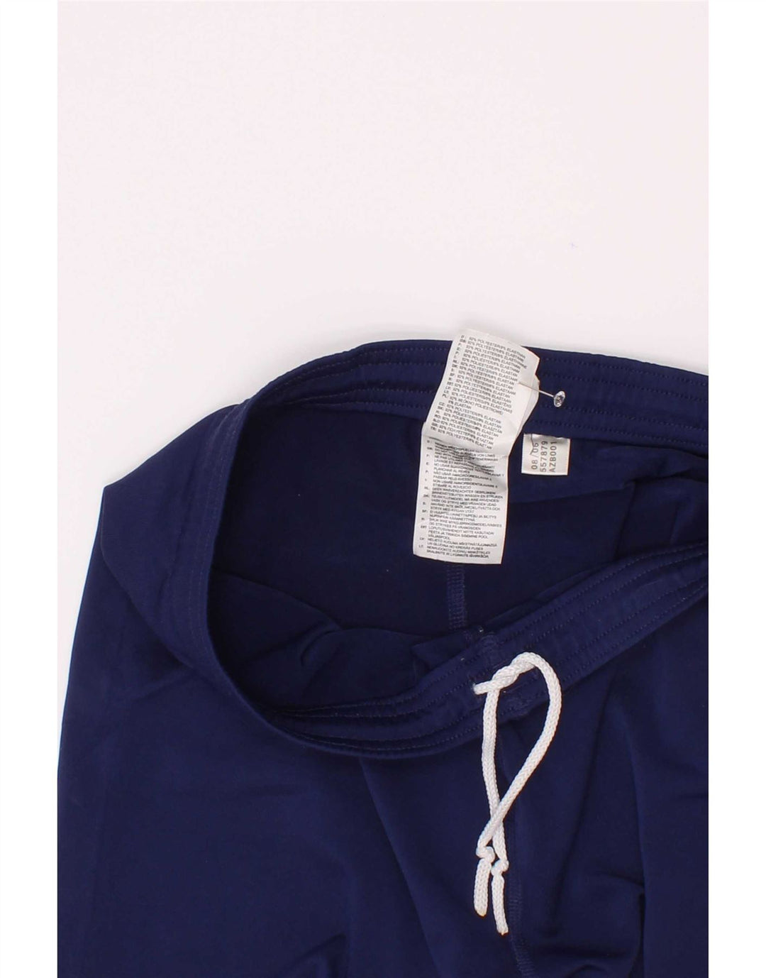 Pantaloncini sportivi Adidas da ragazzo 13-14 anni in poliestere blu navy