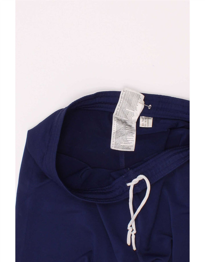 Pantaloncini sportivi Adidas da ragazzo 13-14 anni in poliestere blu navy