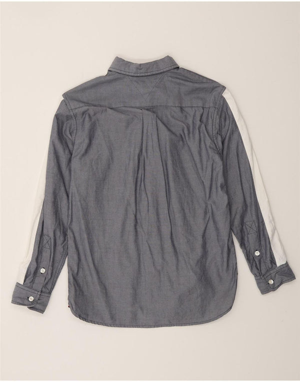 TOMMY HILFIGER Maglietta grafica per ragazzi 12-13 anni Large Grey Colourblock