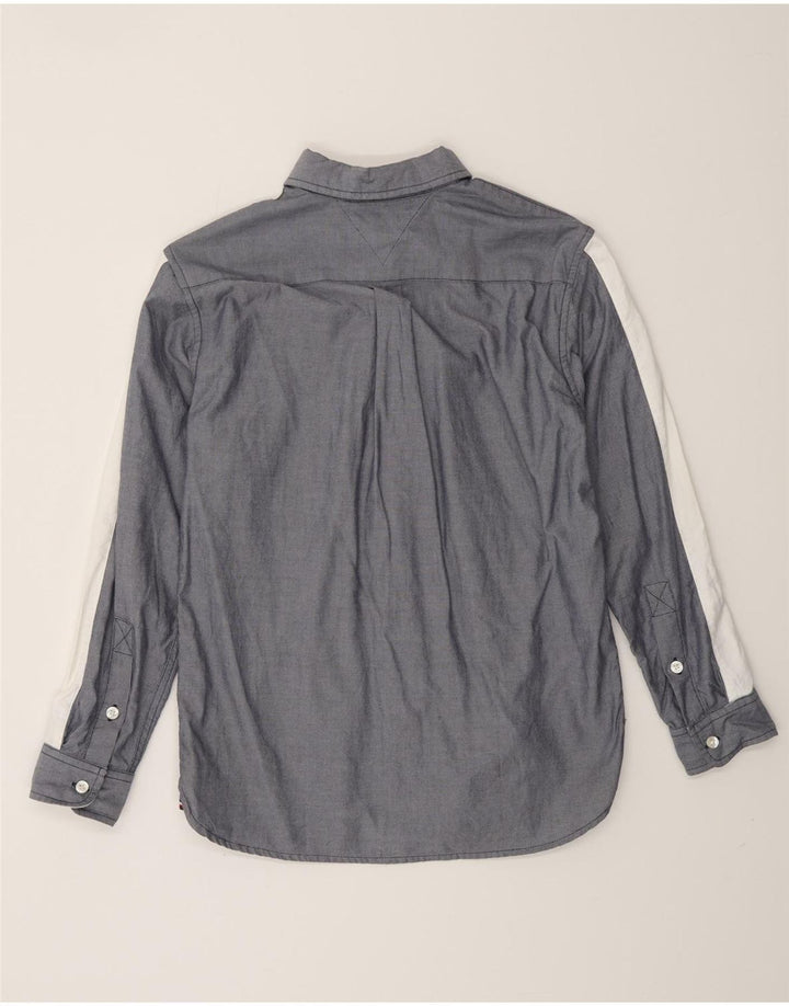 TOMMY HILFIGER Maglietta grafica per ragazzi 12-13 anni Large Grey Colourblock