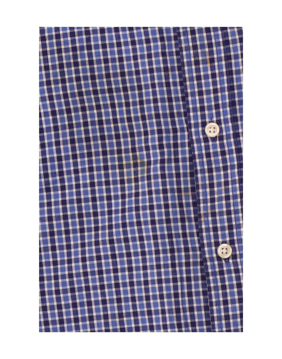 Camicia Chaps da uomo Easy Care 2XL in cotone a quadretti blu