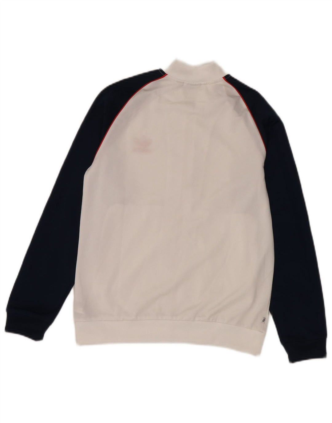 Giacca da tuta da ragazzo Adidas 11-12 anni in poliestere color block bianco