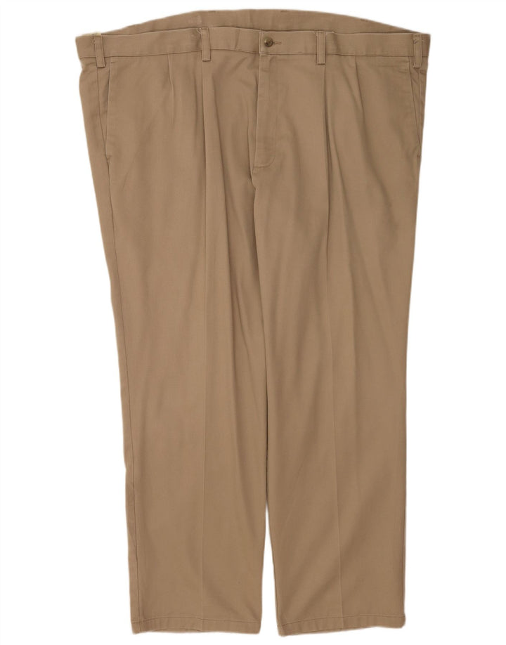 Pantaloni chino con pegging da uomo Dockers W48 L30 in cotone marrone