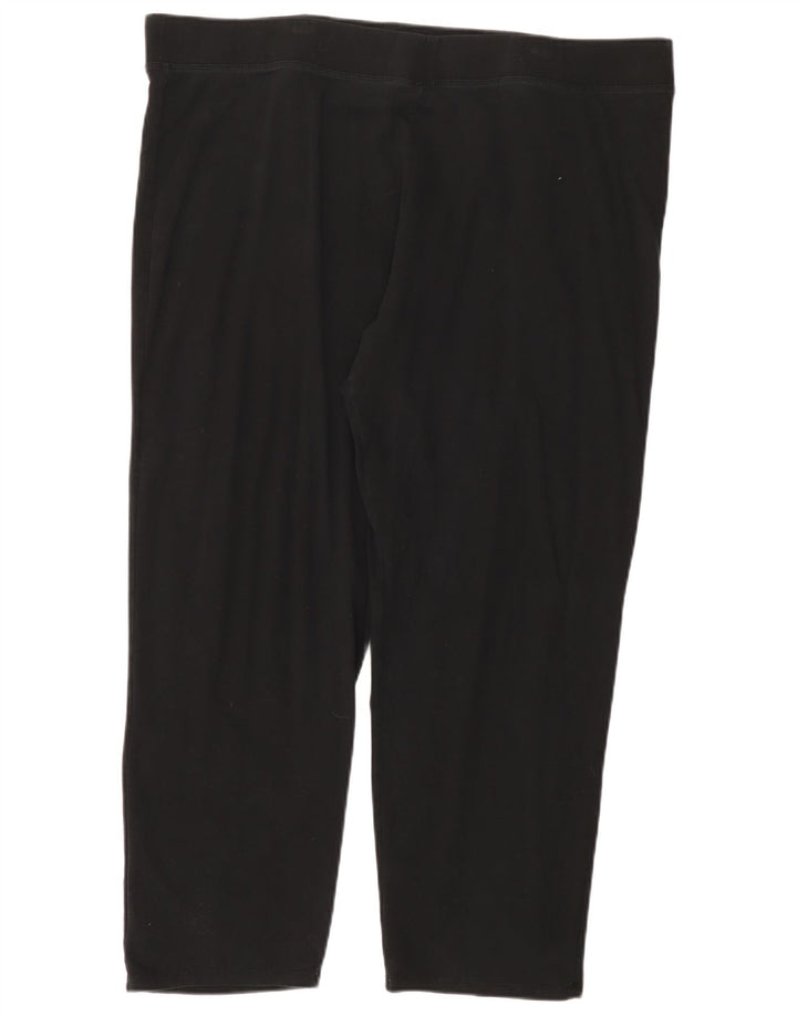 Leggings Zara da donna UK 24 4XL cotone nero