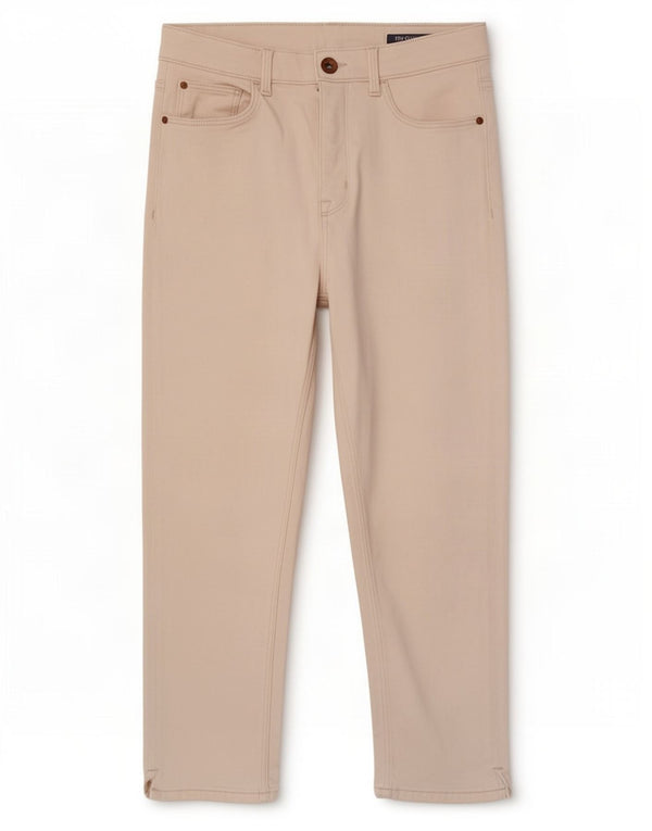 Pantaloni corti da donna Marks & Spencer UK 12 medi W28 L21 bianco sporco